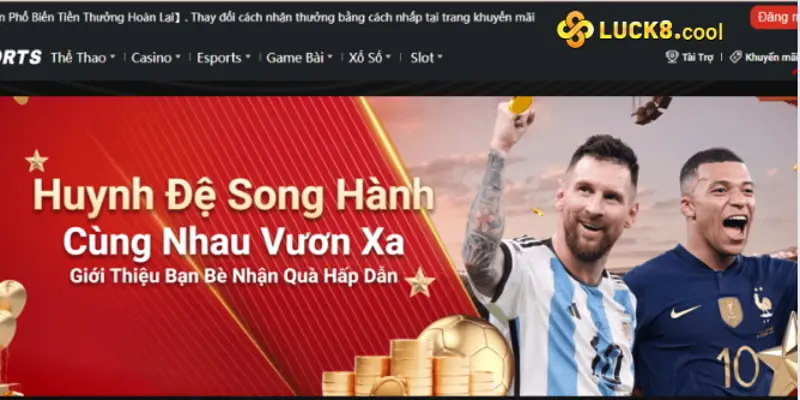 Chương trình giới thiệu bạn bè tại Luck8